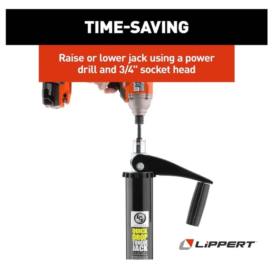Quick Drop Manual Tongue Jack